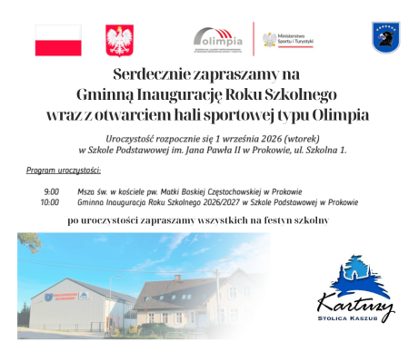 Gminna Inauguracja Roku Szkolnego 2026/2027